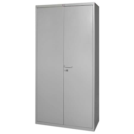 Global Industrial Full Height Storage Cabinet, 72 in H, 36 in W, Gray 316053
